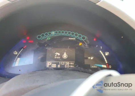 2016 Nissan Leaf Sv z USA, uszkodzony, nr VIN 1N4BZ0CP2GC300144